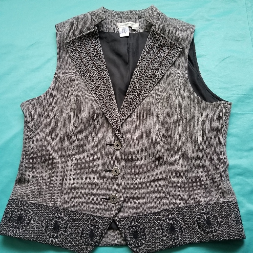 Coldwater Creek Embellished Vest